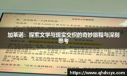 加莱诺：探索文学与现实交织的奇妙旅程与深刻思考